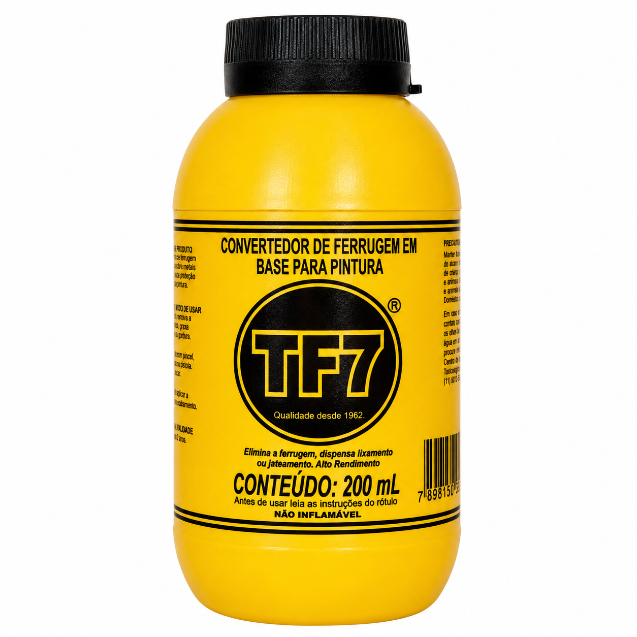 Convertedor De Ferrugem Tf7 200ml Dispensa Lixamento
