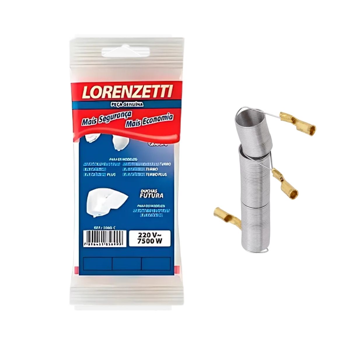 Resistência Duo Shower Lorenzetti 220v 7500w Ducha Futura