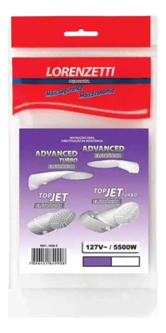 Resistência Eletrônico Advanced/top 127v 5500w LorenzettI