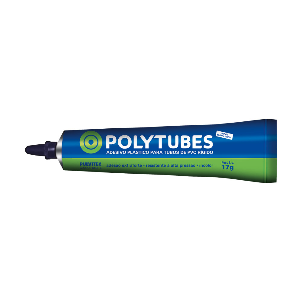 Adesivo Plástico para PVC Polytubes Bisnaga 17G